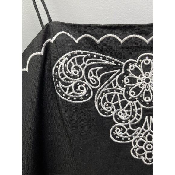 Jessica‎ Howard Dress Womens 10 Floral Sleeveless Sundress Embroidered - Picture 4 of 6